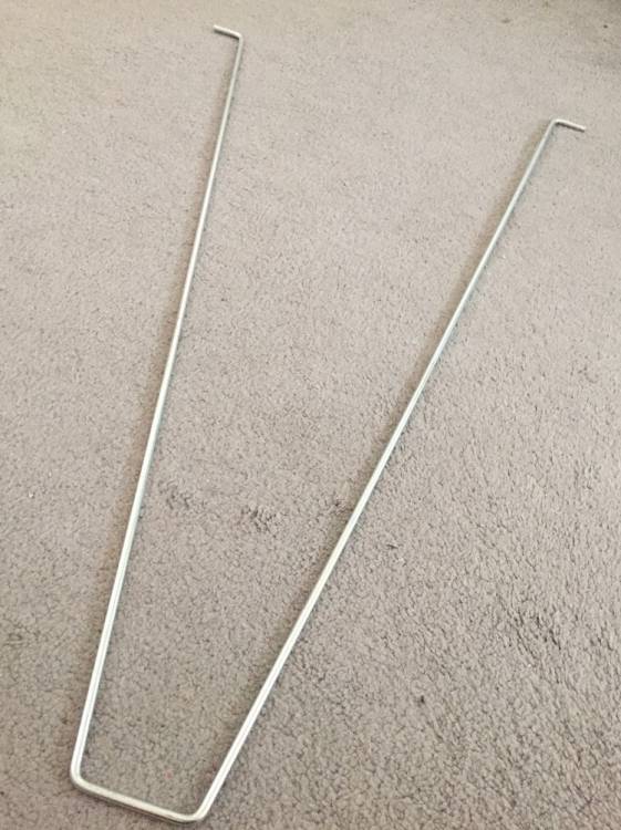 Werner Abru 2 and 3 section Loft Ladder Swing Pivot Arm V Rod ALadder