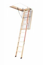 Fakro Wooden Folding Loft Ladder LWL Extra Lux 3 Section 280cm