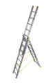 Werner Abru 725 Series Promaster Box Section Triple 3 Section 3.5m 12 Rung Reform Combination Ladder 7253518