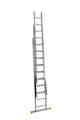 Werner Abru 725 Series Promaster Box Section Triple 3 Section 4.1m 41 Rung Reform Combination Ladder 7254118
