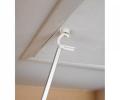 Werner Abru ALadder Complete Loft hatch door catch latch twist for wood board 22mm with Stowage Pole and Hook 820mm 2 section loft ladder