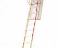 Fakro Wooden Folding Loft Ladder LWL  Extra Lux 3 Section 305cm