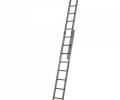 WERNER 2.4m  BOX SECTION DOUBLE EXTENSION LADDER 7222418