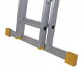 WERNER 3.5m  BOX SECTION DOUBLE EXTENSION LADDER 7223518