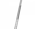 WERNER 4.9m  BOX SECTION DOUBLE EXTENSION LADDER 7224918